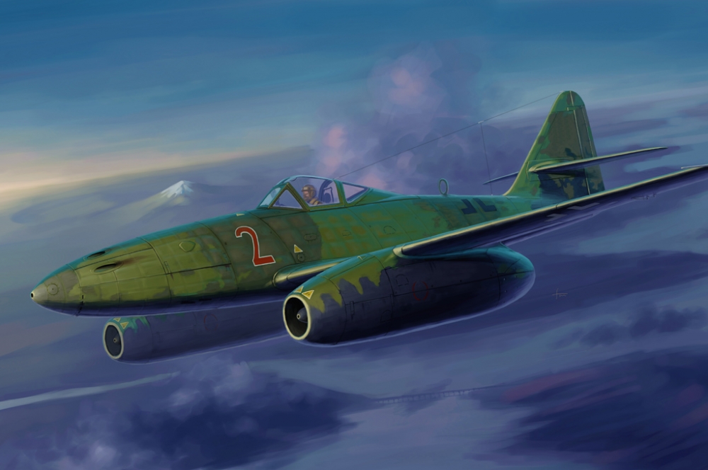 1:48 Сборная модель Самолет Me-262 A-1a - 80369