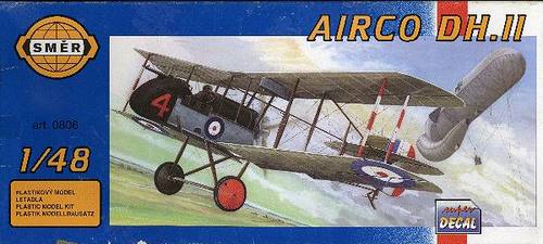 1:48 Сборная модель Самолёт Airco DH. II - 0806