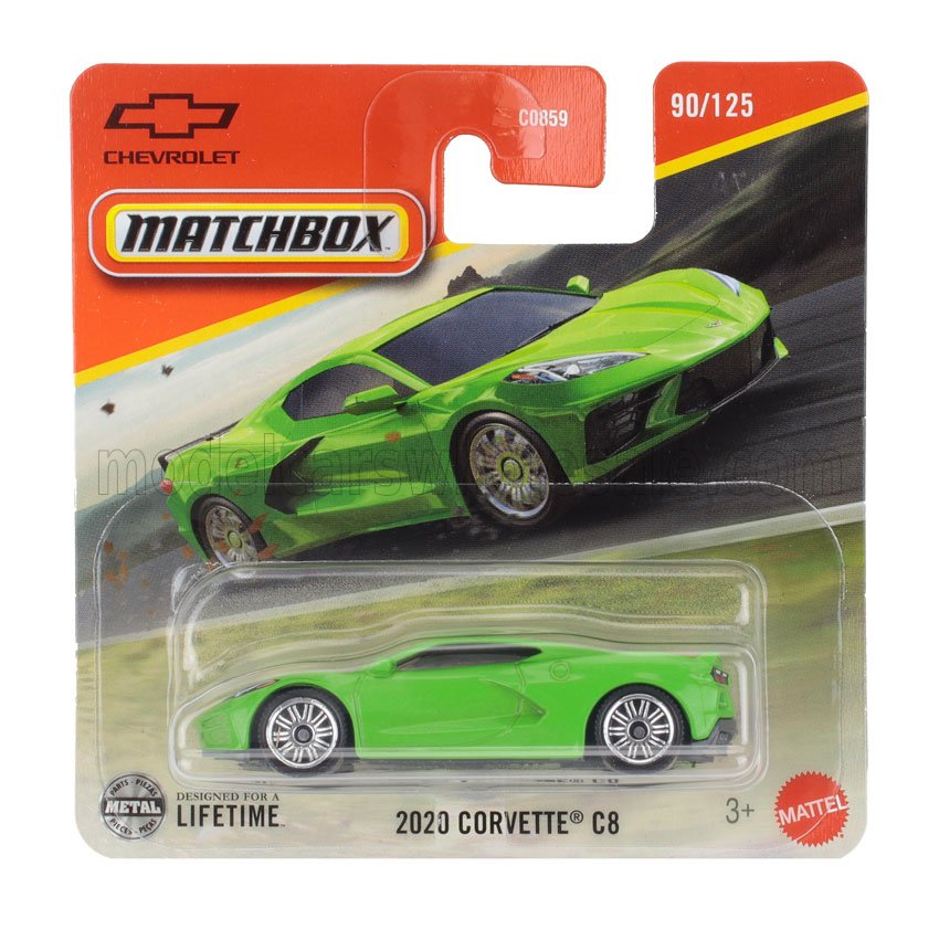 1:64 CHEVROLET Corvette C8 Coupe (2020), green - C0859-977G-JBR66