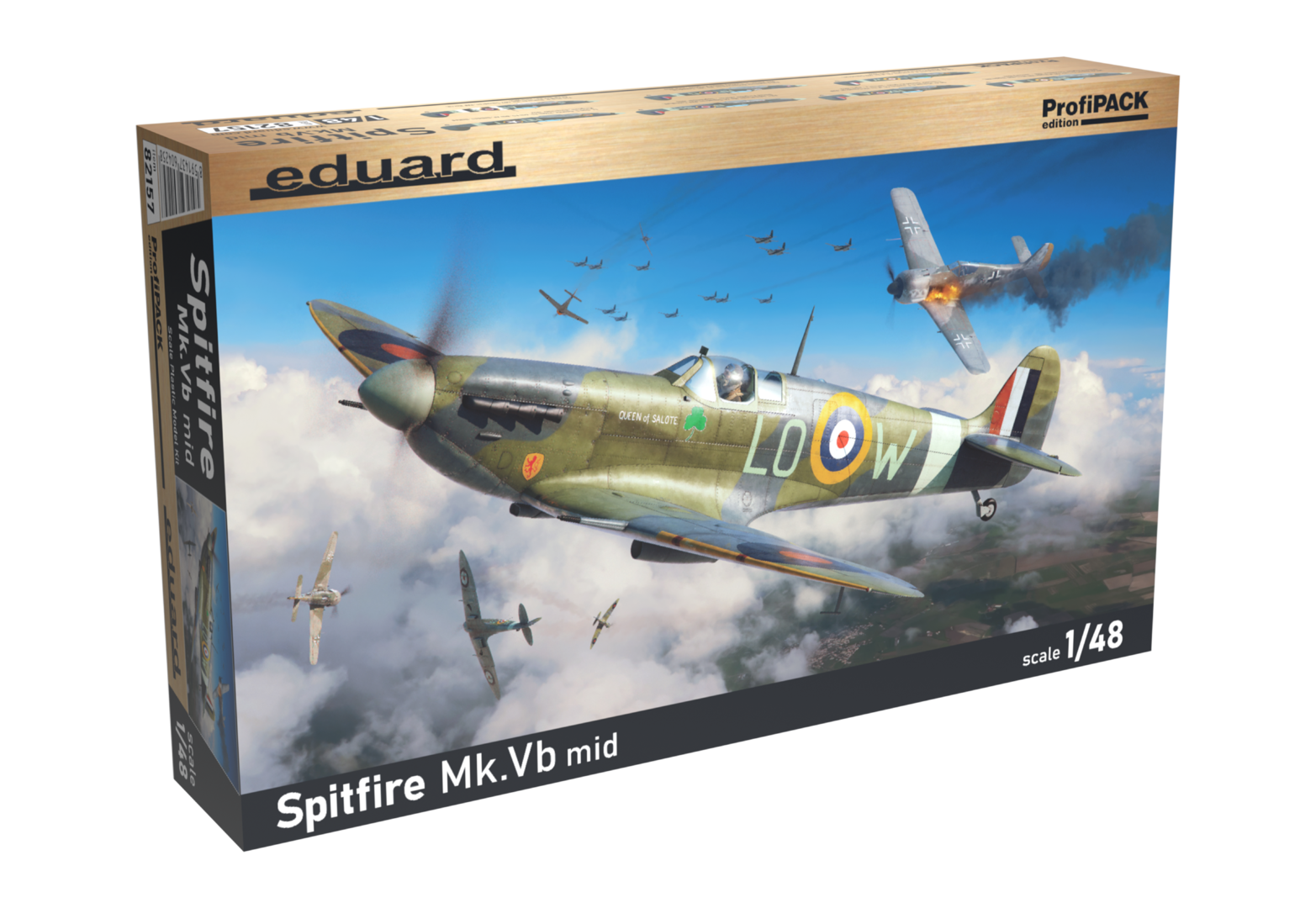 1:48 Сборная модель supermarine Spitfire Mk.Vb mid ProfiPACK Edition - 82157