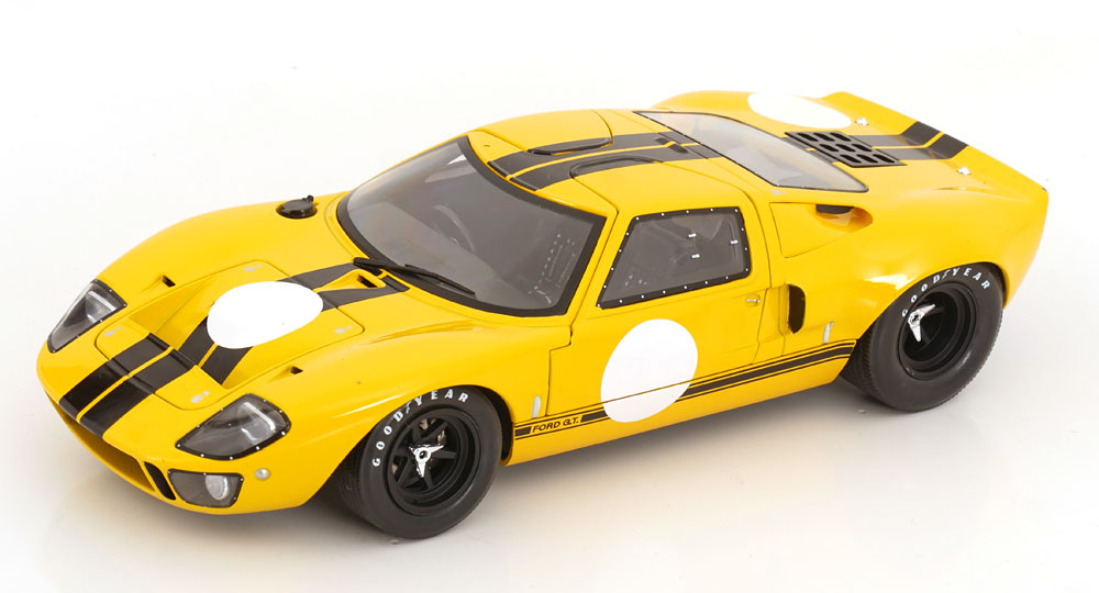 1:18 FORD GT40 MK1 (1968), yellow black - S1803011