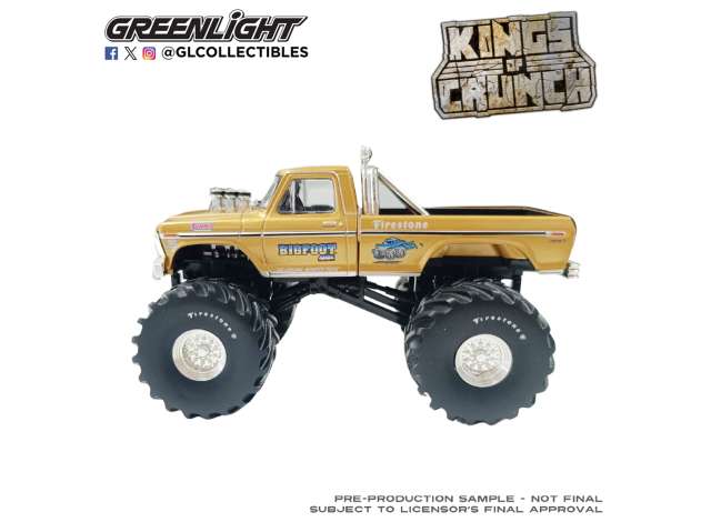 1:43 FORD F-250 Monster Truck *Kings of Crunch Series 6* (1974), gold metallic - 88061