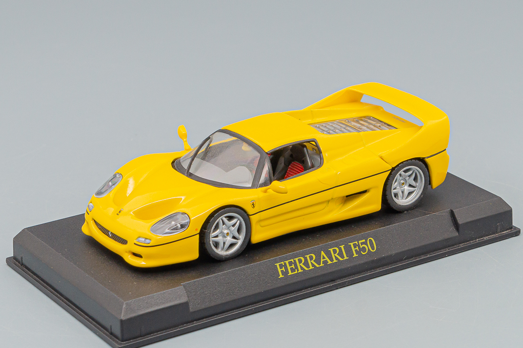 1:43 (Б/У) FERRARI F50 Hardtop, Ferrari Collection 12, yellow - FC012-X6