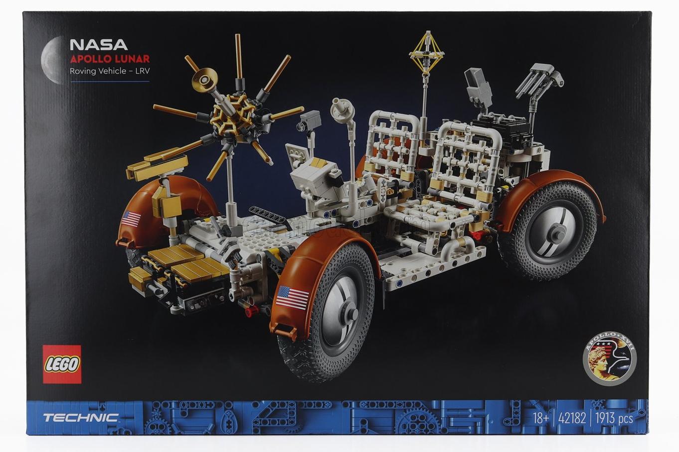 1:8 ROVER Lego Technic - Apollo 17 Lrv Roving Lunar Vehicle (1972), White - 6470666-42182