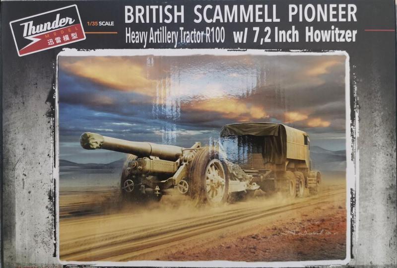 1:35 Сборная модель Heavy Artillery Tractor R100 w/ 7,2 Inch Howitzwer - TM35212