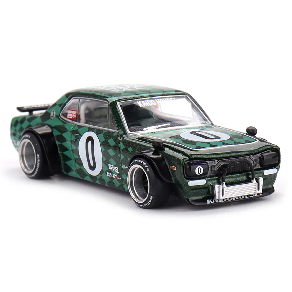 1:64 NISSAN Skyline GT-R (KPGC10) Cortez V1 (1969), green - KHMG249