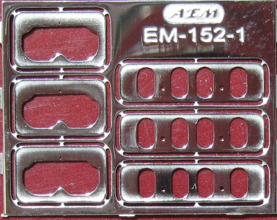 1:43 Фототравление Номерные таблички - EM-152-1