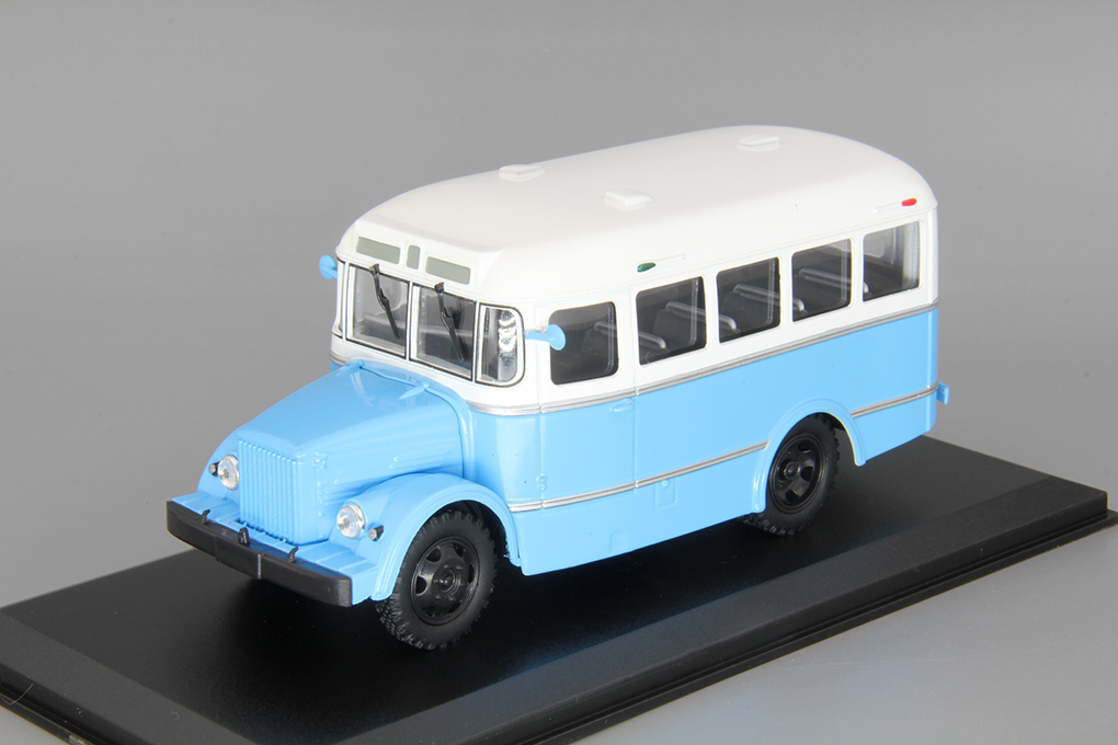 1:43 Курганский 651 (1958-1967), белый / голубой - cb03001C