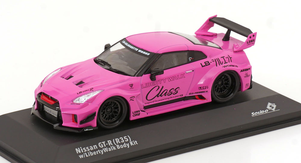 1:43 NISSAN Gt-r (r35) Liberty Walk Body Kit Coupe (2019), pink - S4311210