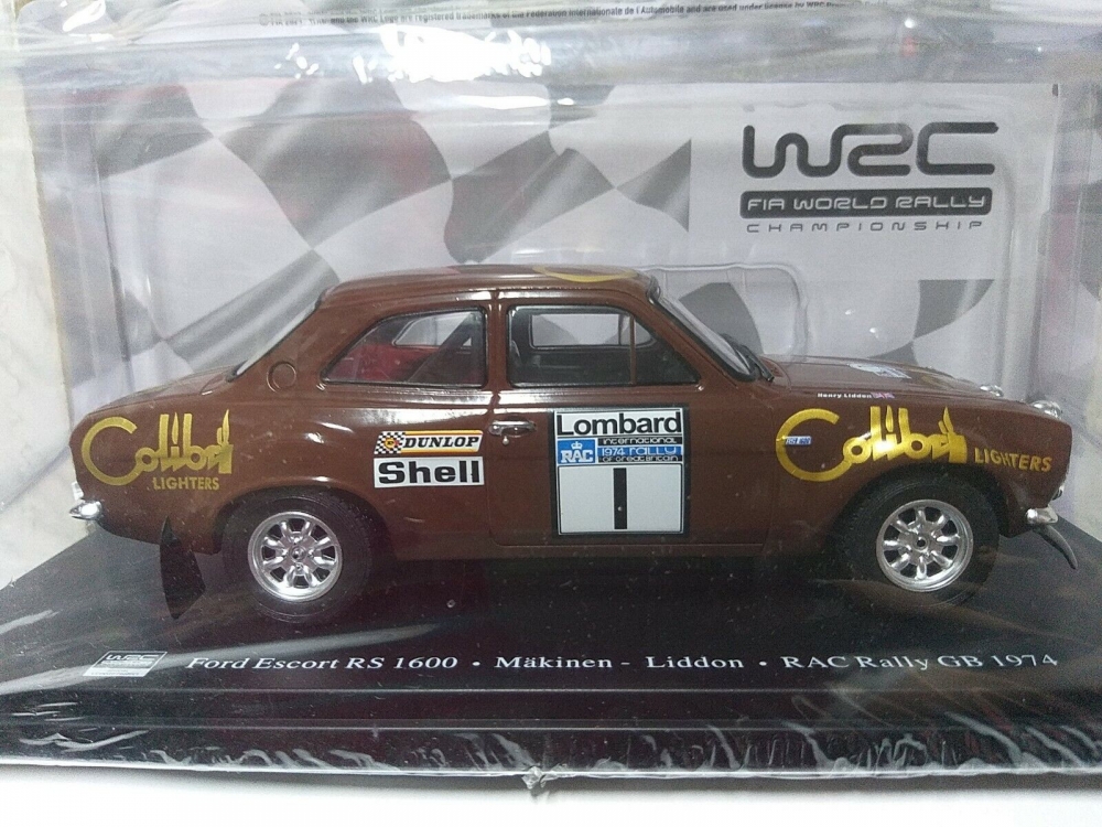 1:24 FORD Escort RS1600 #1 'Ford Motor Co. Ltd' Makinen/Liddon Winner RAC Rally (1974) - 24WRC539