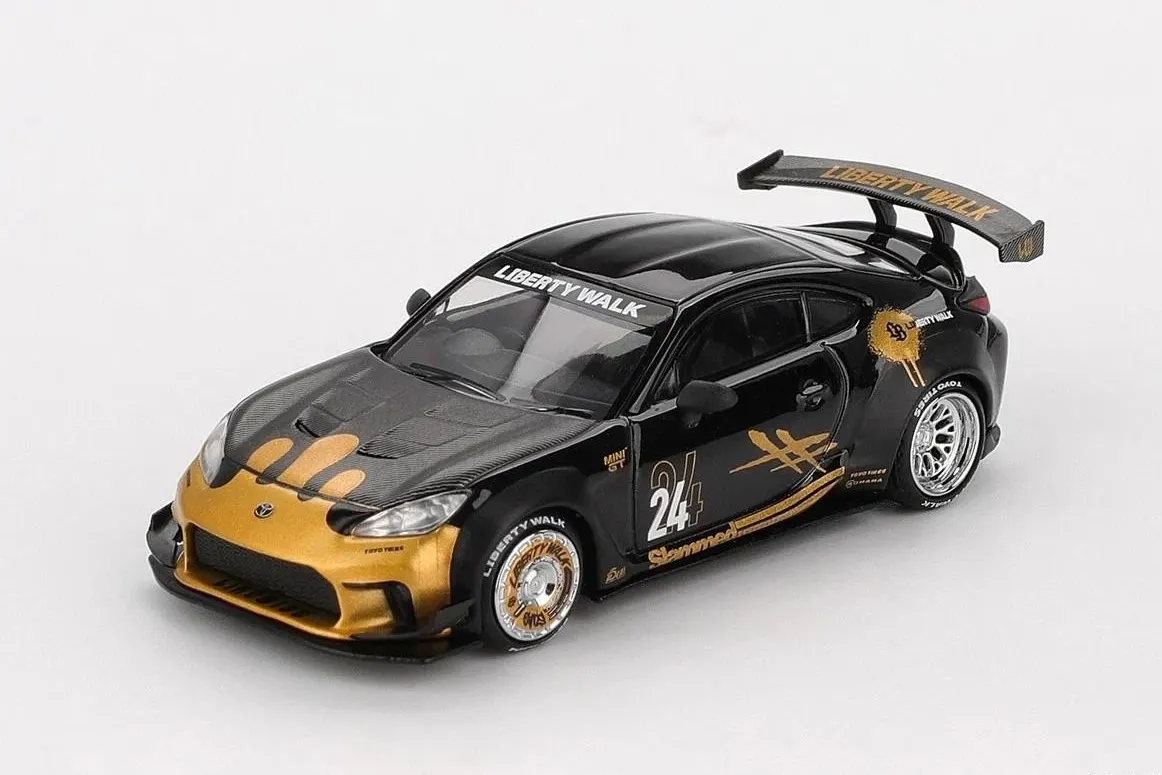 1:64 TOYOTA GR Supra LB-Nation (2025), black / gold - MGT01149R