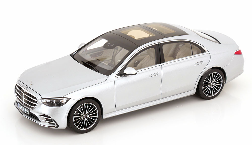 1:18 MERCEDES-BENZ S-Class AMG-Line (W223) (2021), Brillant Silver - 183805