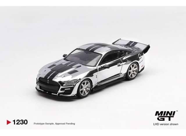 1:64 SHELBY GT500 Dragon Snake Concept (2020), chrome silver - MGT01230-L