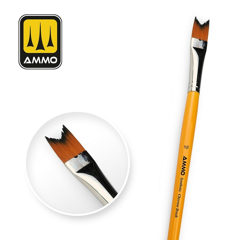 Синтетическая шевронная кисточка №12 / 12 Synthetic Chevron Brush - AMIG8588