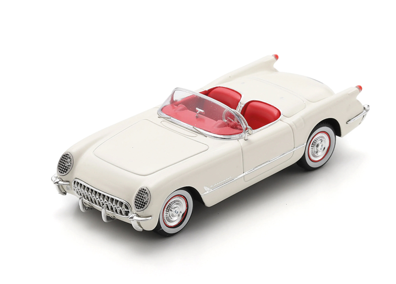 1:43 CHEVROLET CORVETTE C1 Spider Cabriolet (1960), white - S8788