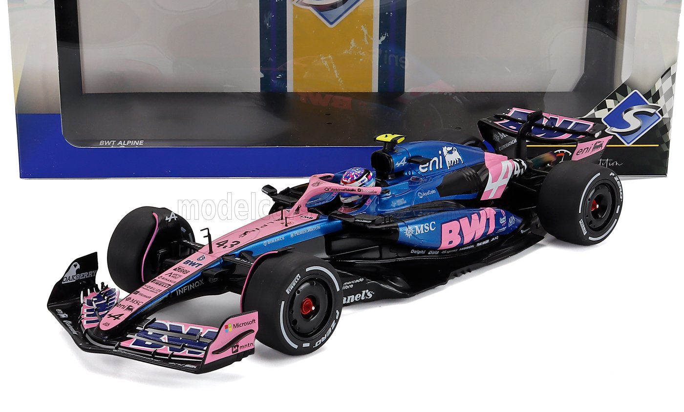 1:18 ALPINE F1 A525 Team Bwt Alpine N 43 Canada Gp 2025 Franco Colapinto, Black Blue Pink - S1818903