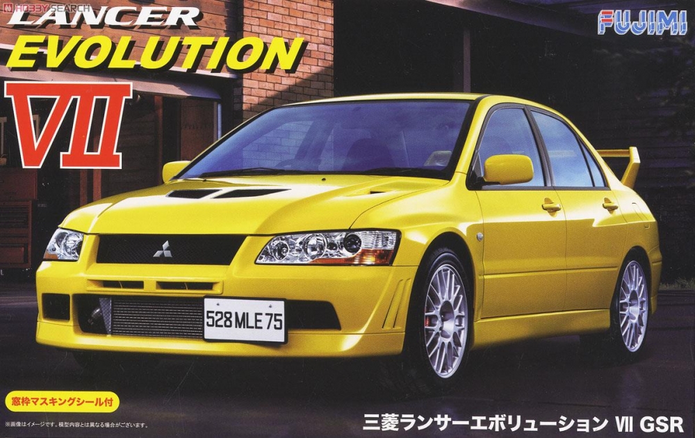 1:24 Сборная модель MITSUBISHI Lancer Evolution VII GSR - 03920