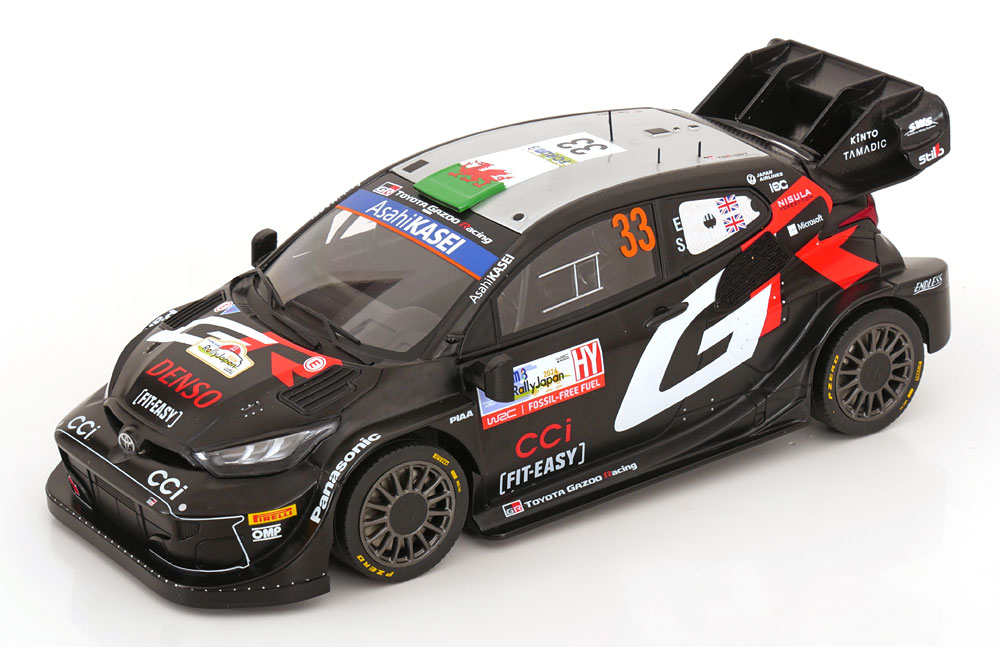 1:18 TOYOTA GR Yaris Rally1 #33 E.Evans/S.Martin Hybrid WRC Rally Japan 2024 - IXO18RMC227.22