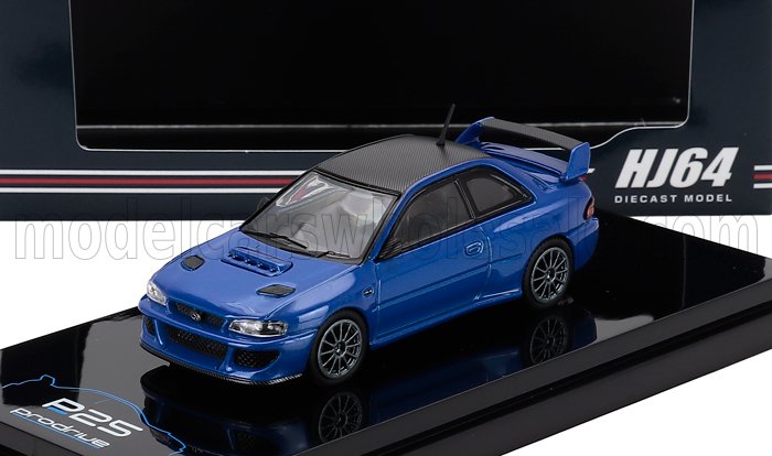 1:64 SUBARU Impreza P25 Prodrive Prototype (2023), Blue Met Carbon - HJ643041C