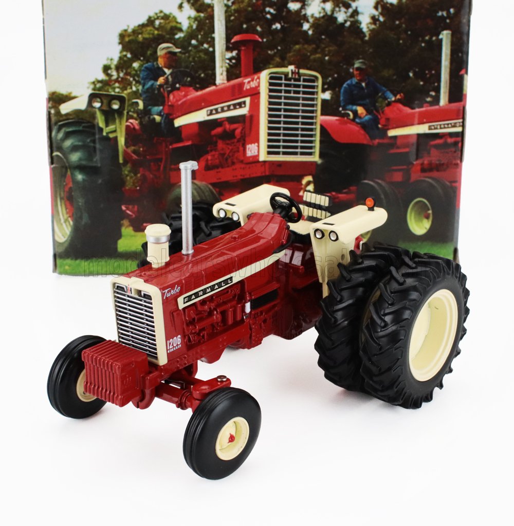 1:32 CASE-IH Farmall 1206 Tractor (1962), Red Cream - 43412