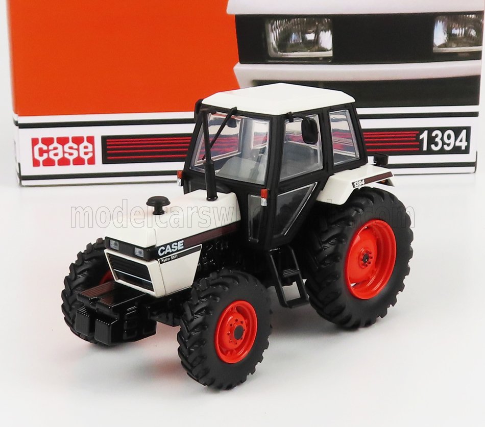 1:32 CASE-IH 1394 4wd Tractor (1988), White - UH6436