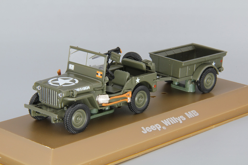 1:43 JEEP Willys 101st Airborne Division Normandie France (1944), green - 6690001