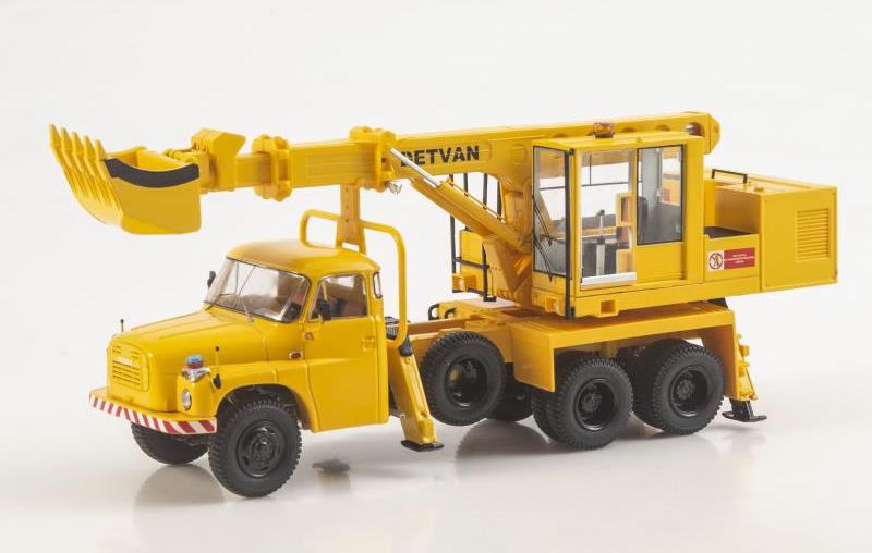 1:43 UDS-110 (Tatra-148) экскаватор, желтый - SSM1405