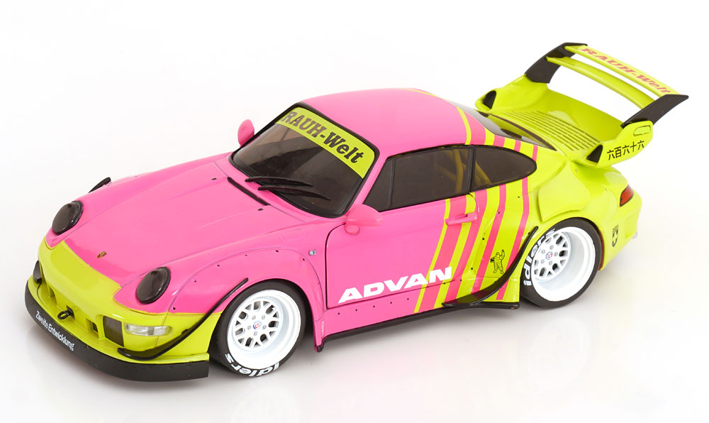 1:18 PORSCHE 911 (993) RWB Body Kit (2024), pink yellow - S1808510