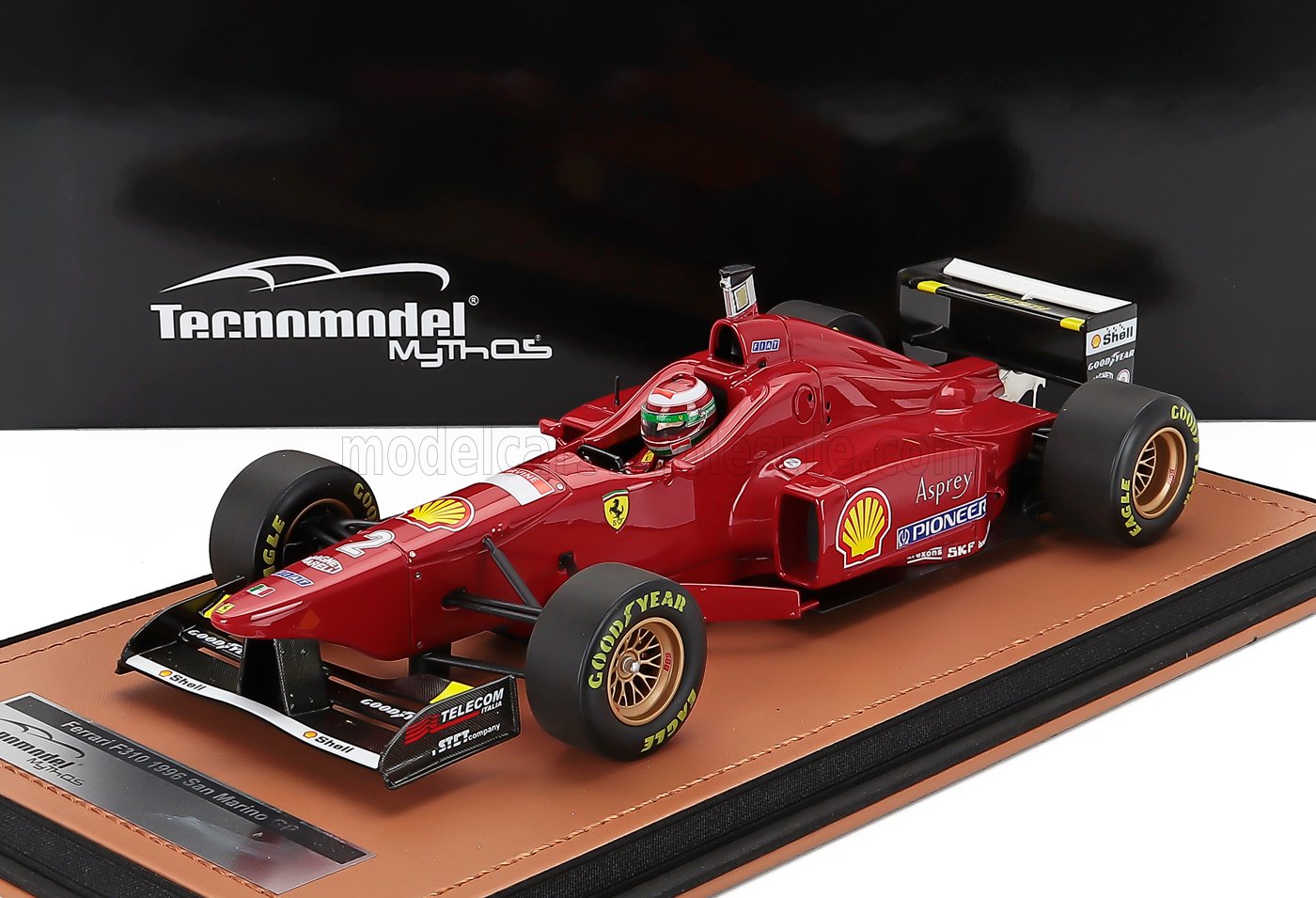1:18 FERRARI F1 F310 №2 San Marino Gp (with Pilot Figure) Eddie Irvine (1996), Red - TMD18-332B