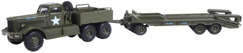1:76 DIAMOND  T980 6х4 Tank Transporter (балластный тягач с прицепом) US Army - 76DT007