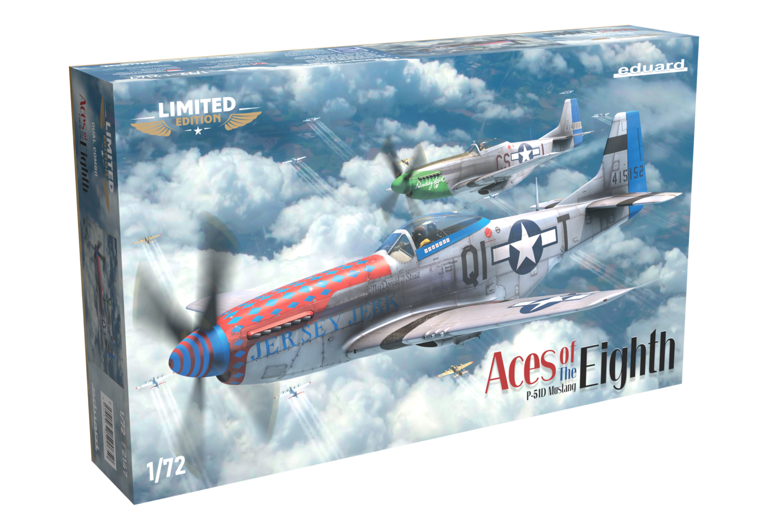 1:72 Сборная модель Aces of The Eighth P-51D Mustang - 2147