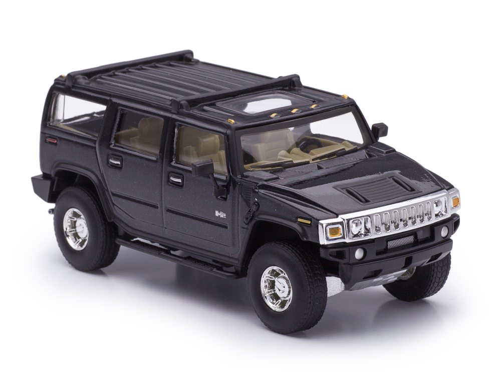 1:43 HUMMER H2 (2008),  черный металлик - ARM002