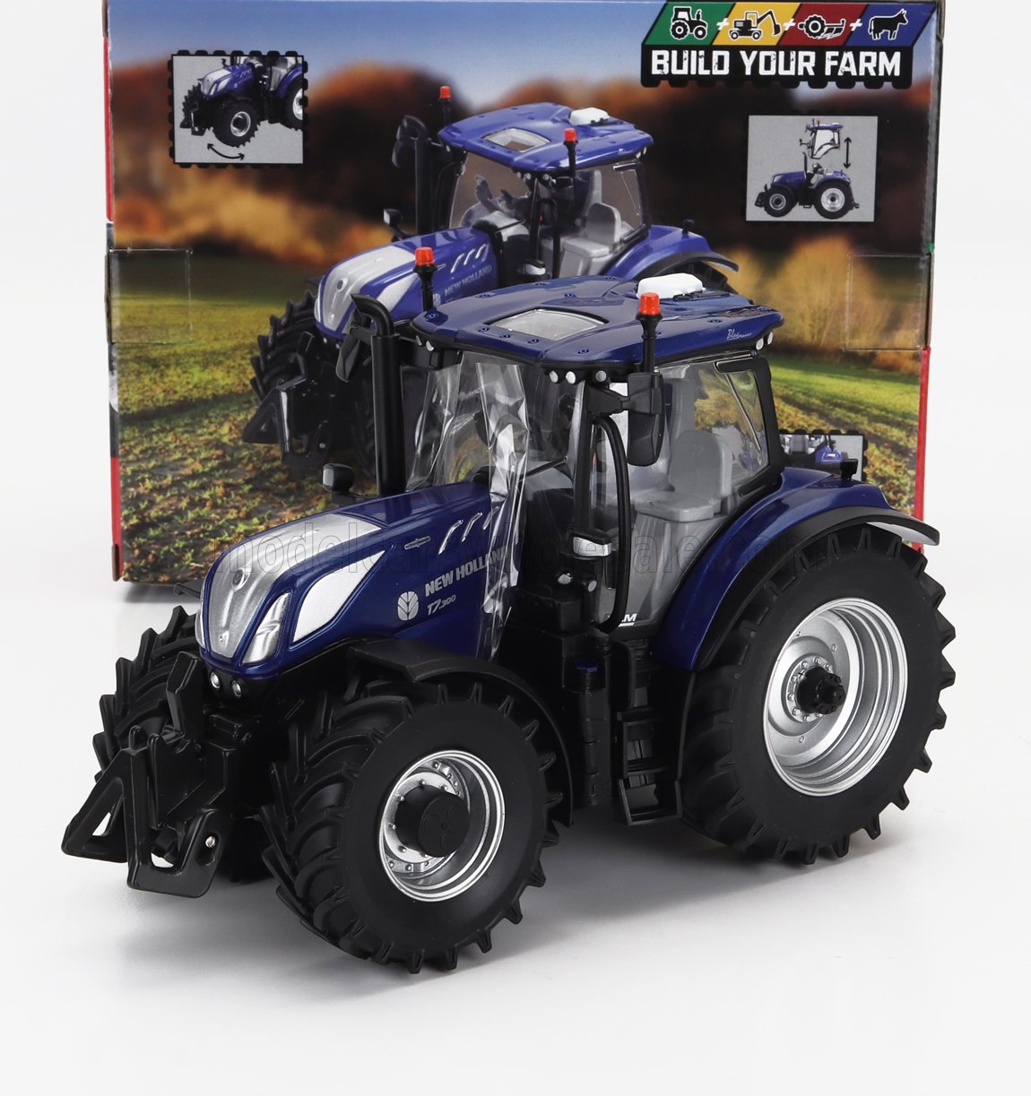 1:32 NEW HOLLAND T7.300 Tractor Blue Power (2020), Blue - 43341