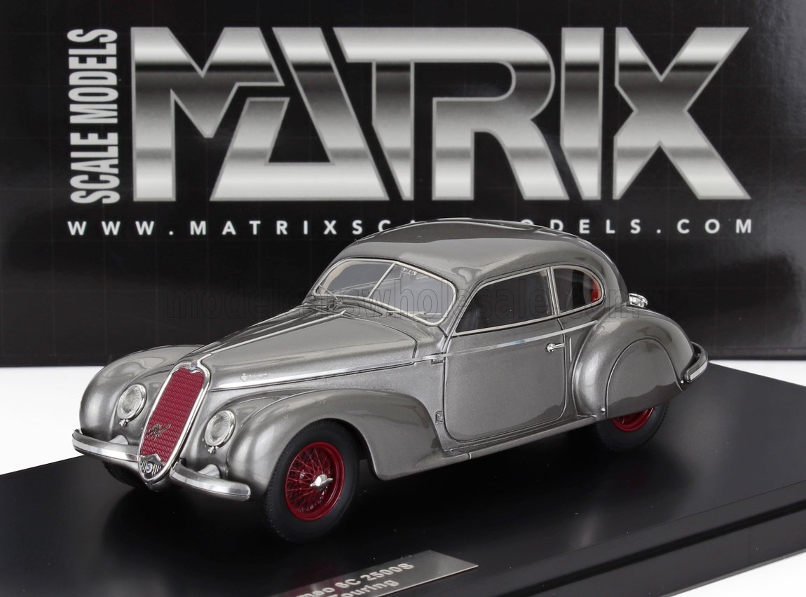 1:43 ALFA ROMEO 6c 2500s Berlinetta Touring (1939), Grey Met - MX40102-263