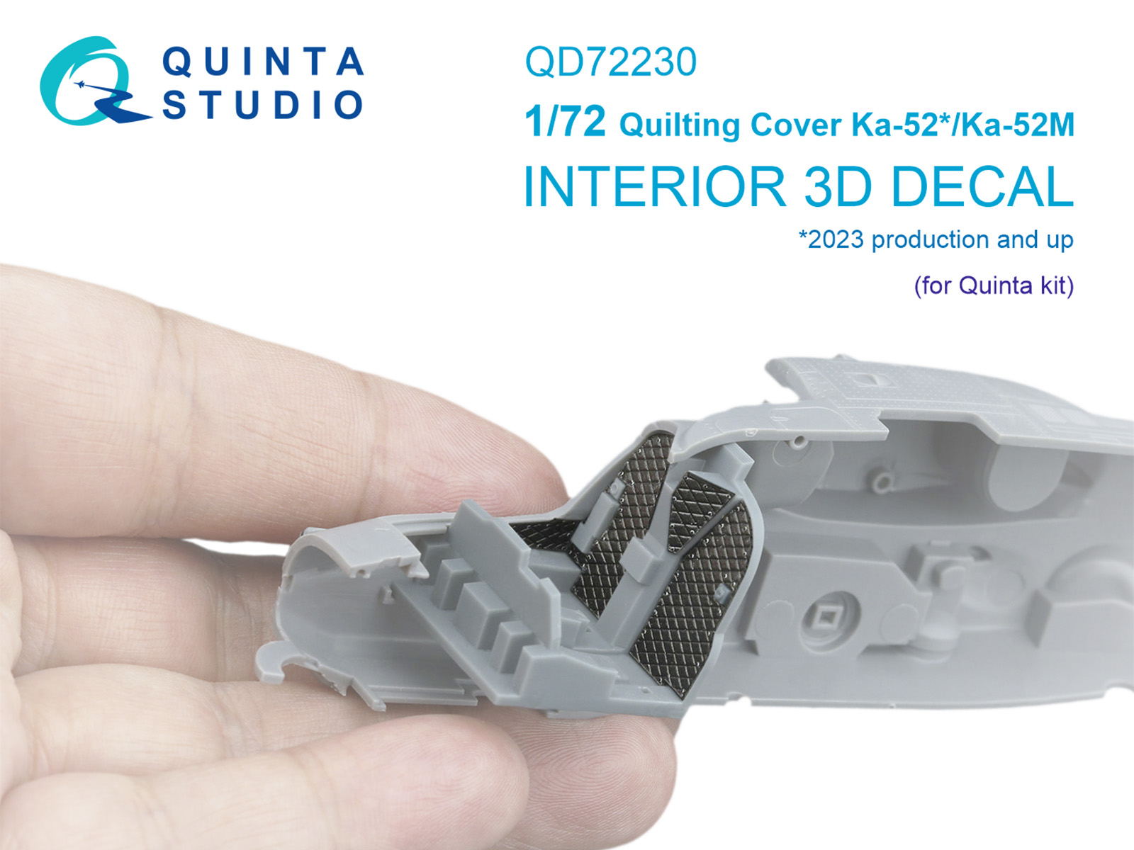 1:72 3D Декаль Стеганая обивка кабины для Ка-52/52М для QD+72229 (Dream Model/Quinta Models) - QD72230
