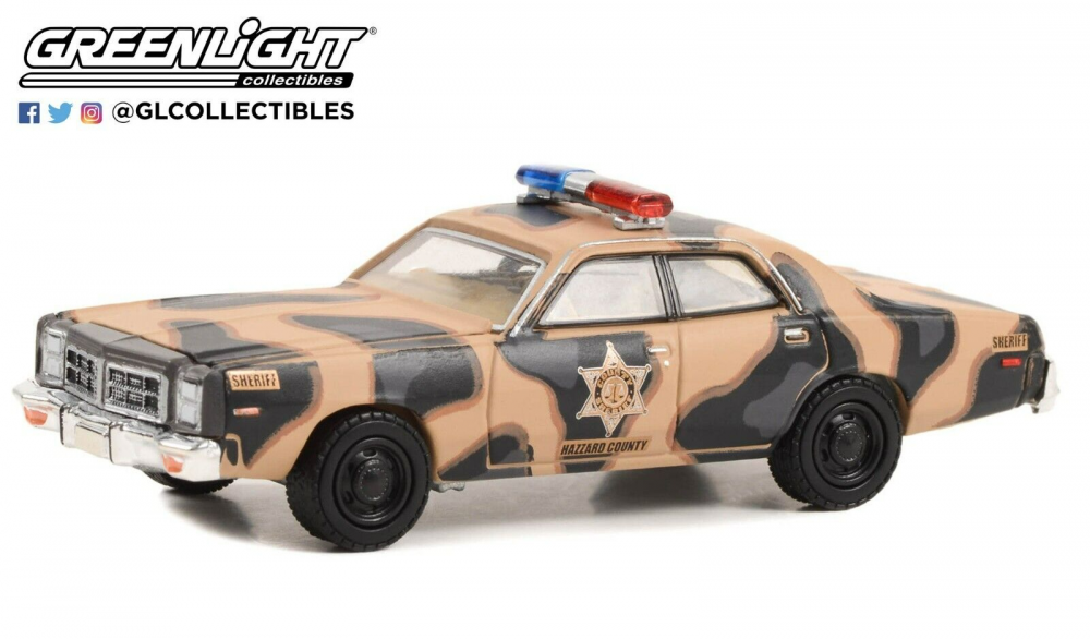 1:64 DODGE Monaco 'Hazzard County Camouflage Sheriff' (1978) - 30326