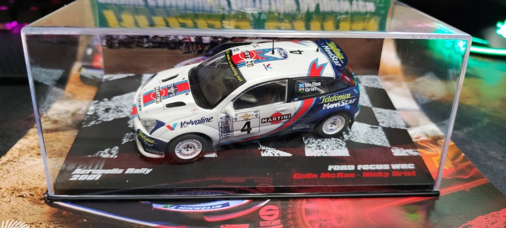 1:43 FORD Focus WRC Colin McRae - Nicky Grist, Szczepaniak 2001 из серии RALLY CARS - RALLYC018