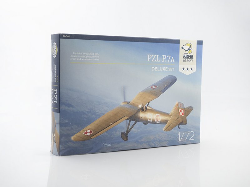 1:72 Сборная модель PZL P.7a Deluxe Set - AH70005