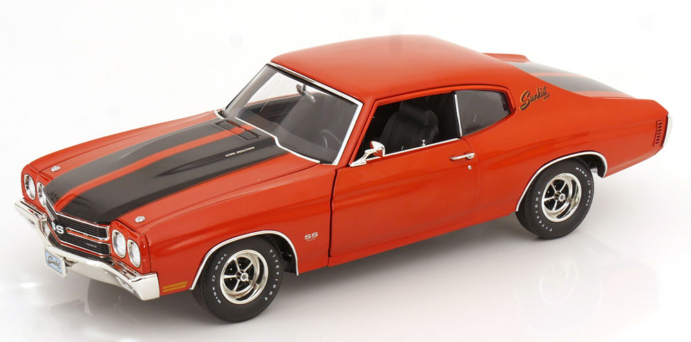 1:18 CHEVROLET Chevelle SS454 LS6 Sunkist (1970), orange black - A1805528