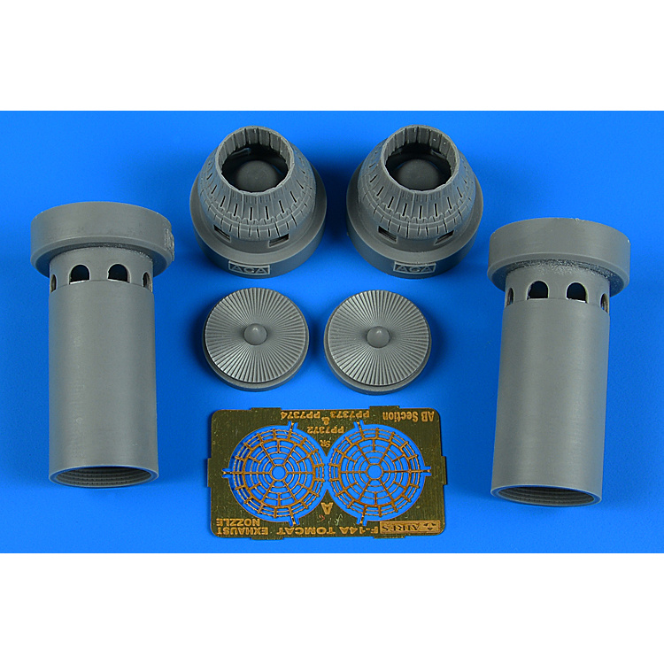 1:72 Выхлопные форсунки F-14A Tomcat - закрытое положение - 7372