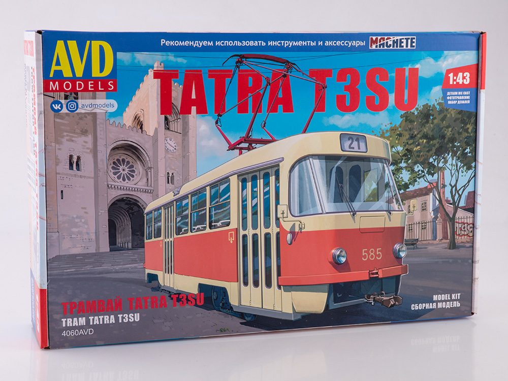 1:43 Сборная модель TATRA T3SU - 4060AVD
