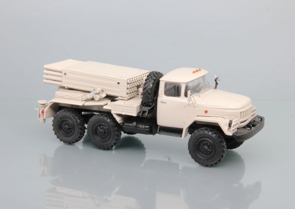 1:43 9К55 «Град-1» на базе ЗИL-131, серый - spbm62