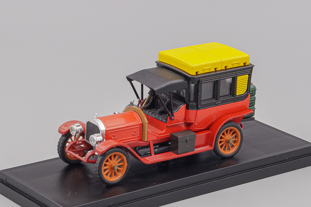 1:43 MERCEDES-BENZ 1908 Limousine, red / black - RIO4293-X1