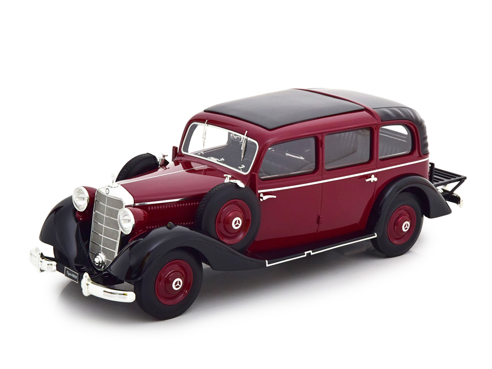 1:18 Mercedes-Benz 260D W138 Pullman закрытый 1936 бордовый с черным - T9R1800102