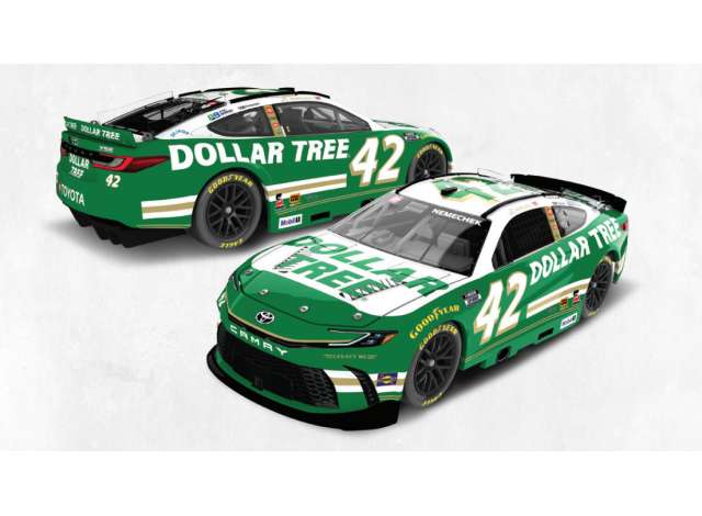 1:64 Toyota Camry XSE #42 John Hunter Nemechek *Dollar Tree*, white/green 2026 - C422661DOTJH