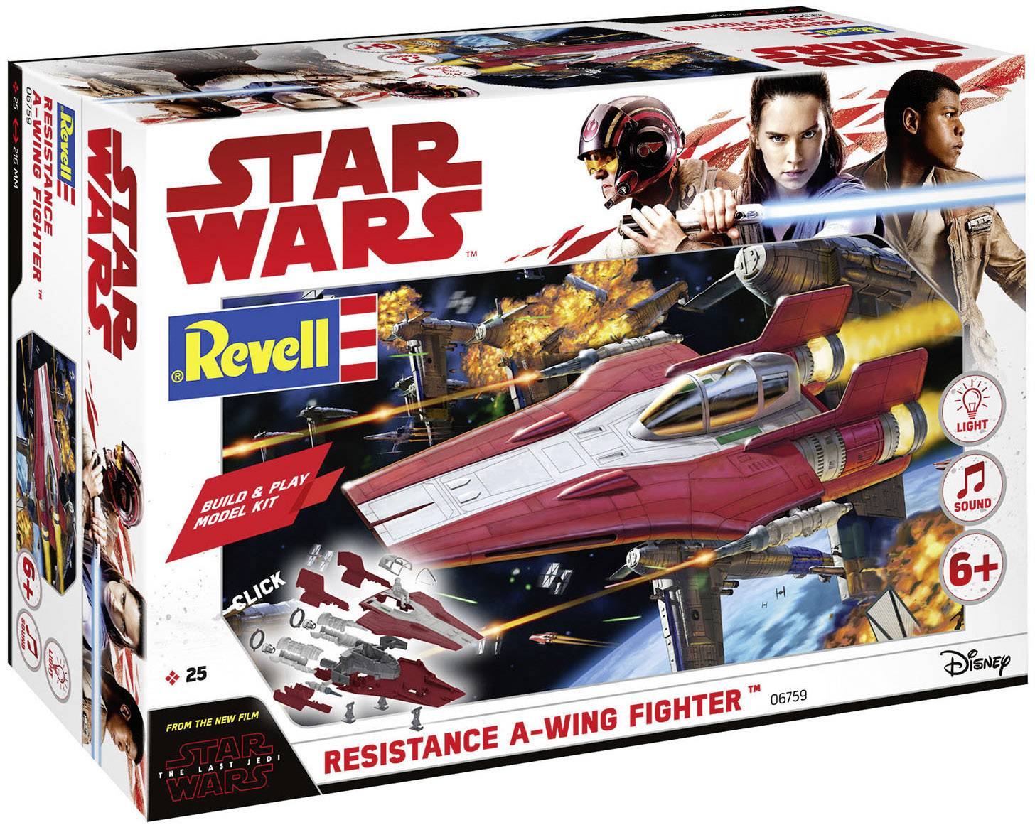 1:44 Сборная модель Restistance A Wing Fighter Star Wars Звездные Войны - 06759