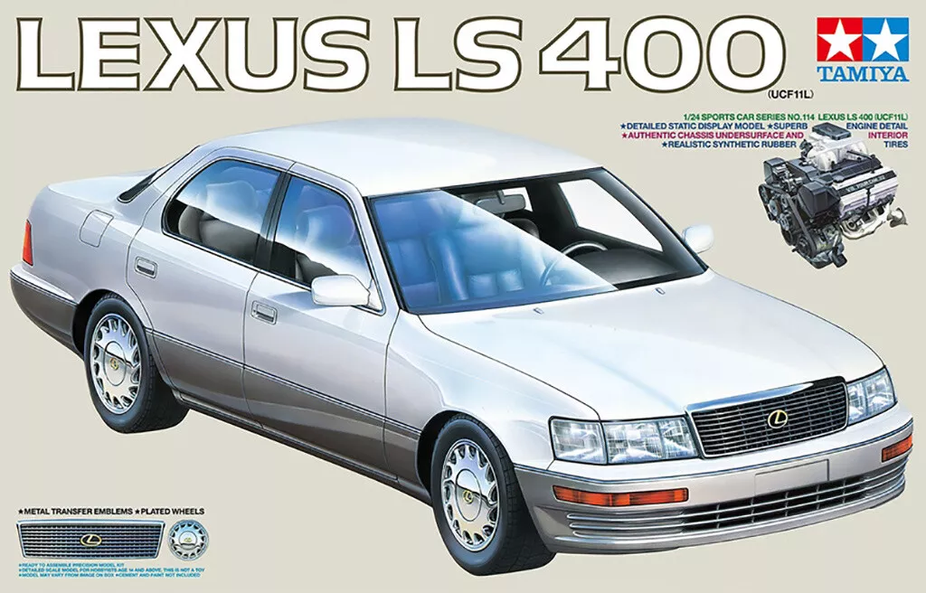 1:24 Сборная модель Lexus LS400 - 24114
