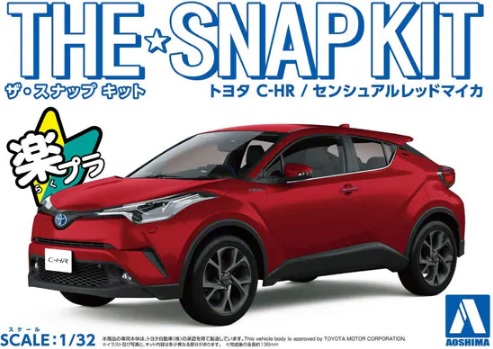 1:32 Сборная модель TOYOTA C-HR (Sensual Red Mica) - 05637