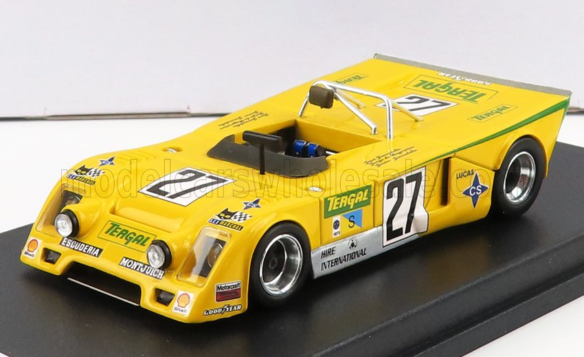 1:43 CHEVRON B23 Team Escuderia Montjuich №27 24h Le Mans (1973) J.Juncadella - J.de Bagration, Yellow - TRFDSN20