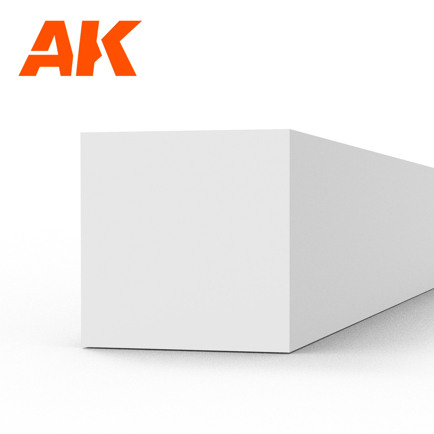 Strips 4.00 x 4.00 x 350mm - STYRENE STRIP - AK6534